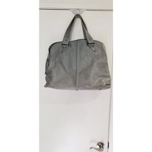 WOMENS KALE TOTE / SAGE GREEN WITH FUCHSIA SUEDE INTERTIOR